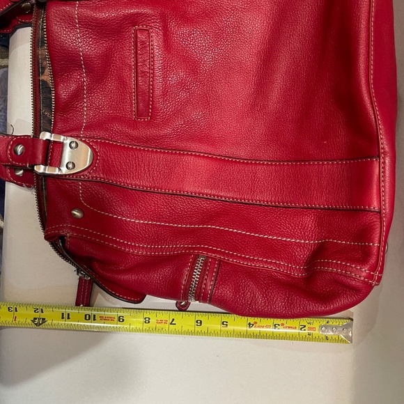 B Makowsky Red shoulder/arm bag - Picture 13 of 13